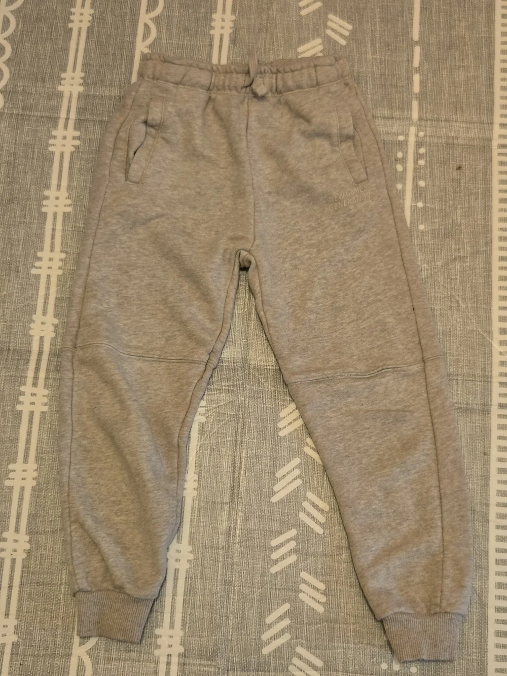 Zara Light Gray Kids Jogger Sweatpants